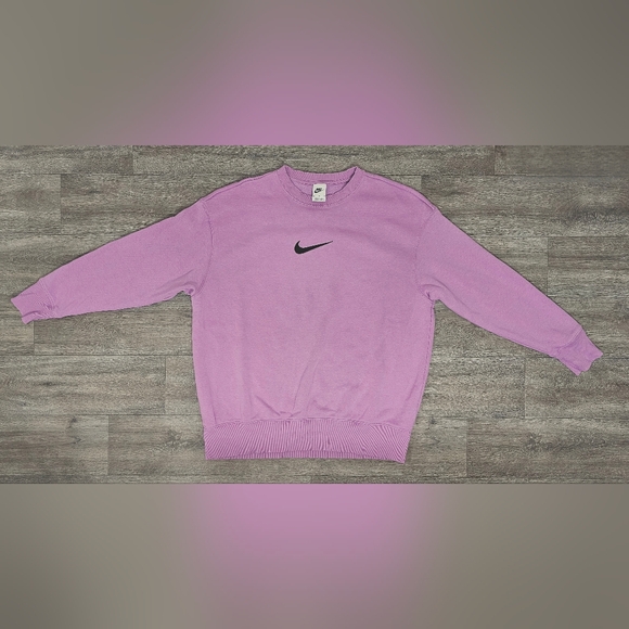 Nike Women's Oversized Crewneck Sweatshirt-Size Medium - Picture 4 of 5